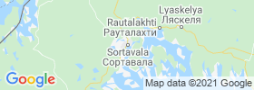 Sortavala map
